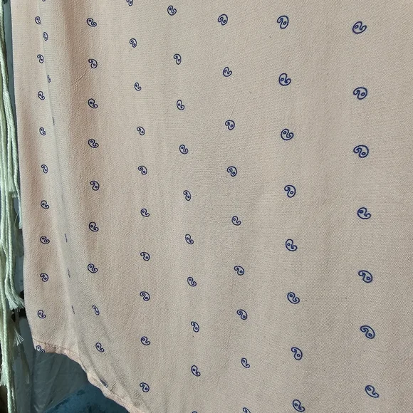 🆕 Style & Co Pastel Pink Button Down Blouse with Cap Sleeves size PS - Picture 4 of 5